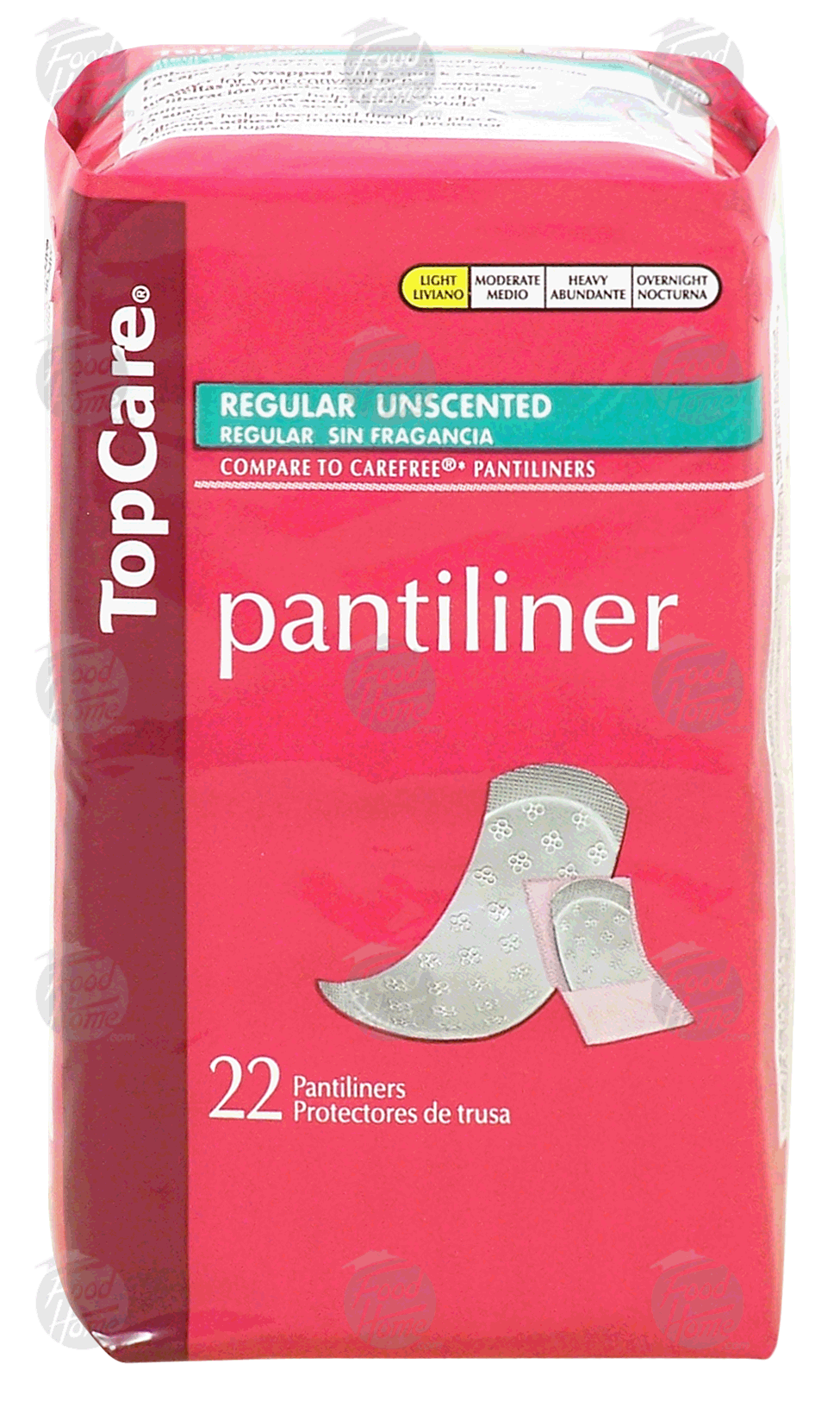 Top Care  pantiliners, regular, unscented, light Full-Size Picture